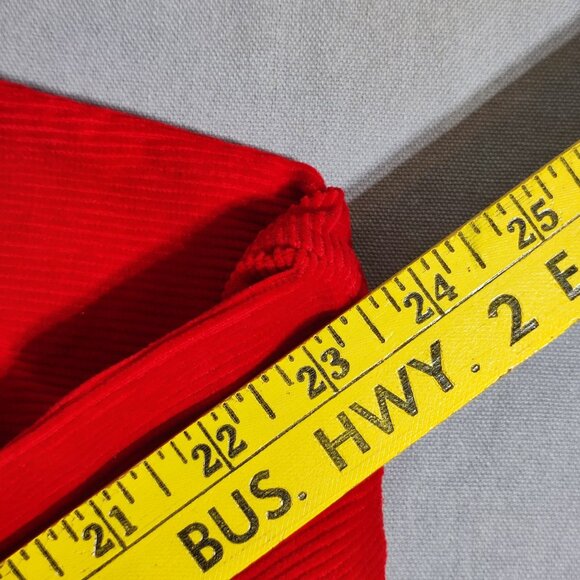 Vintage NWT Marlboro Unlimited 1/4 zip up corduroy jacket men's sz S red colour - Picture 13 of 13